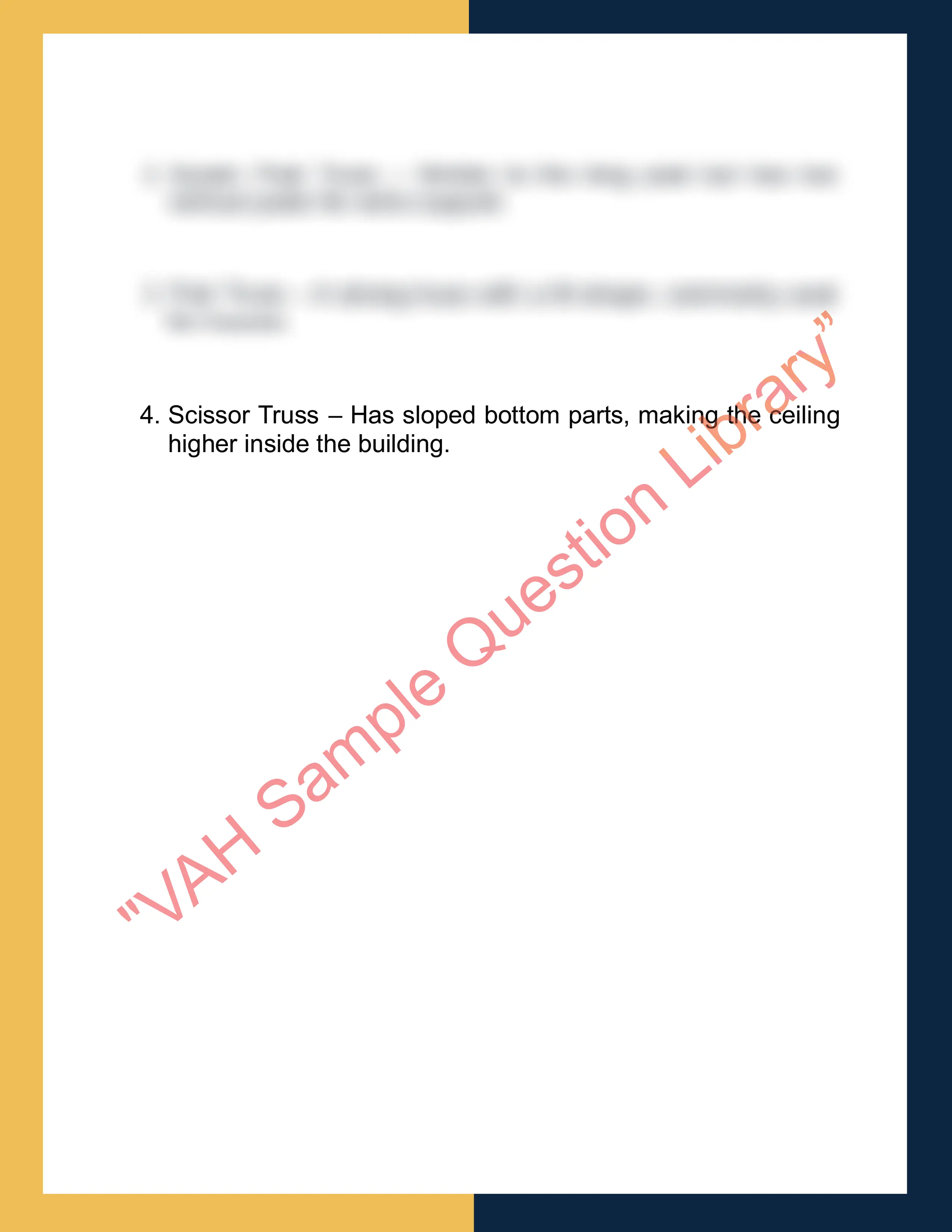 Assignment questntion answer sample of CPCCCA3006 - ERECT ROOF TRUSSES 2